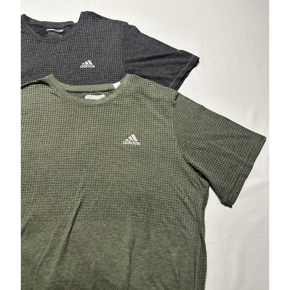 Bundle 2 Adidas Tee Shirts Aeroknit Climacool Comfy Active Gym Both Included